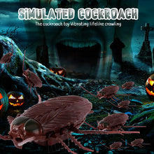 Load image into Gallery viewer, Simulated Cockroach Toy Cat Electric Vibration Cockroach Toys Pet Kitten Interactive Toys Simution Cockroach Tricky Toys Insect Model