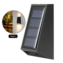 Load image into Gallery viewer, Solar Wall Lights Garden Fence Waterproof Solar Led Light Up&Down Light Outdoor Solar Wall Stair Light Patio Courtyard Street Landscape Garden Decor Wall Lamp
