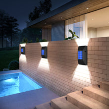 Load image into Gallery viewer, LED Solar Wall Lights Outdoor Waterproof Solar Led Light Up&Down Light Outdoor Solar Wall Stair Light Patio Courtyard Street Landscape Garden Decor Wall Lamp