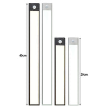 Load image into Gallery viewer, Ultra Thin Motion Sensor Night Light USB Rechargeable Wireless Lamp Bedroom Bedside Cabinet Wardrobe Night Lighting