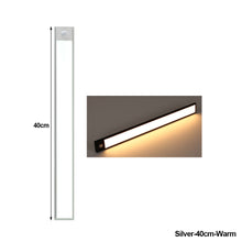 Load image into Gallery viewer, Ultra Thin Motion Sensor Night Light USB Rechargeable Wireless Lamp Bedroom Bedside Cabinet Wardrobe Night Lighting