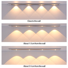 Load image into Gallery viewer, Ultra Thin Motion Sensor Light USB Wireless Wine Cabinet Display Lighing Bedroom Bedside Lamp Wardrobe Night Lighting