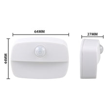 Load image into Gallery viewer, Motion Sensor Wireless Night Lamp Bedside Cabinet LED Night Lights Room Stairway Wardrobe Small Nightlights Lamp