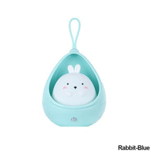 Load image into Gallery viewer, Smart Motion Sensor Night Light USB Chargeable Cute Animal LED Lamp Gifts For Children Kids Bedroom Silicone Wall Lights