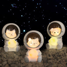 Load image into Gallery viewer, USB Charging Galaxy Guardian Pet Astronaut Night Light Atmosphere Lamp Children Kids Holiday Gifts Decoration Lamp Sleeping Light