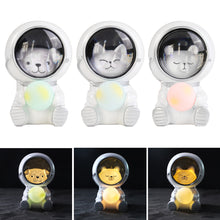 Load image into Gallery viewer, USB Charging Galaxy Guardian Pet Astronaut Night Light Atmosphere Lamp Children Kids Holiday Gifts Decoration Lamp Sleeping Light