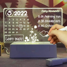 Load image into Gallery viewer, Note Board Creative Led Night Light USB Message Board Holiday Light With Pen Gift For Children Girlfriend Decoration Night Lamp