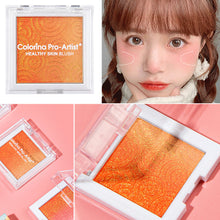 Load image into Gallery viewer, Monochrome Petal Gradient Vitality Blush Peach Red Pearl Stage Rouge Powder Waterproof Sweat-proof Daisy Blusher Face Makeup