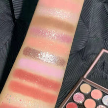 Load image into Gallery viewer, 12 Colors Pearlescent Matte Eyeshadow Palette Transparent Glitter Earth Color Women Cosmetics Glitter Eyeshadow Palette