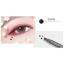 Load image into Gallery viewer, Stamp Eyeliner Extremely Fine Double-headed Waterproof Not Smudges The Corners of The Eyes Love Moon Flower Star Eyeliner