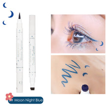 Load image into Gallery viewer, Color Eyeliner Starry Purple Blue Brown Ultra-fine Waterproof Non-smudge Liquid Eyeliner Beauty Women Makeup Cosmetic