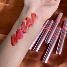 Load image into Gallery viewer, Cute Bear Velvet Lip Glaze Plain Red Lipstick Non-stick Cup Lipstick Elegant Lip Mud Women Female Make Up Water Light Lip Glaze