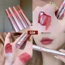 Load image into Gallery viewer, Cute Bear Velvet Lip Glaze Plain Red Lipstick Non-stick Cup Lipstick Elegant Lip Mud Women Female Make Up Water Light Lip Glaze