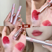 Load image into Gallery viewer, Cute Bear Velvet Lip Glaze Plain Red Lipstick Non-stick Cup Lipstick Elegant Lip Mud Women Female Make Up Water Light Lip Glaze