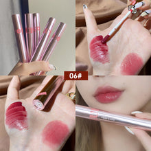 Load image into Gallery viewer, Cute Bear Velvet Lip Glaze Plain Red Lipstick Non-stick Cup Lipstick Elegant Lip Mud Women Female Make Up Water Light Lip Glaze