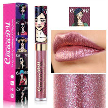 Load image into Gallery viewer, Shimmer Lip Gloss Beauty Girl Diamond Glitter Lip Tint Waterproof Long Lasting Gold Flash Liquid Lipstick Makeup Women Cosmetic