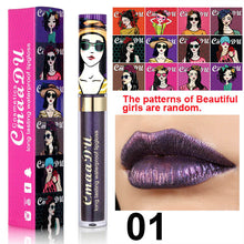 Load image into Gallery viewer, Shimmer Lip Gloss Beauty Girl Diamond Glitter Lip Tint Waterproof Long Lasting Gold Flash Liquid Lipstick Makeup Women Cosmetic