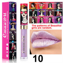 Load image into Gallery viewer, Shimmer Lip Gloss Beauty Girl Diamond Glitter Lip Tint Waterproof Long Lasting Gold Flash Liquid Lipstick Makeup Women Cosmetic