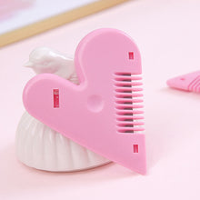 Load image into Gallery viewer, Creative Peach Heart Double-sided Hairbrush Hairbrush Thinning Bangs Trimmer Hairbrush Children's Anti-cut Haircut Haircut