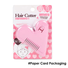 Load image into Gallery viewer, Creative Peach Heart Double-sided Hairbrush Hairbrush Thinning Bangs Trimmer Hairbrush Children's Anti-cut Haircut Haircut