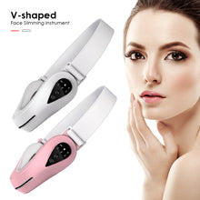 Load image into Gallery viewer, Fashion V-shaped Face-lifting Instrument Folding Portable Multi-function Face-lifting Instrument Electric Face-lifting Instrument