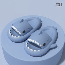 Load image into Gallery viewer, Cute Cartoon Shark Slippers Comfortable Soft Bottom Slippers Non-slip Indoor Outdoor EVA Slippers