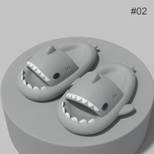 Load image into Gallery viewer, Cute Cartoon Shark Slippers Comfortable Soft Bottom Slippers Non-slip Indoor Outdoor EVA Slippers