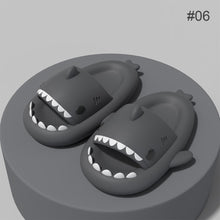 Load image into Gallery viewer, Cute Cartoon Shark Slippers Comfortable Soft Bottom Slippers Non-slip Indoor Outdoor EVA Slippers