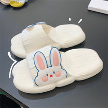 Load image into Gallery viewer, Cute Rabbit Slippers Soft Thick Bottom Non-slip Home Slippers Comfortable Summer Slippers for Women