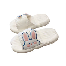 Load image into Gallery viewer, Cute Rabbit Slippers Soft Thick Bottom Non-slip Home Slippers Comfortable Summer Slippers for Women