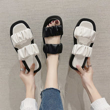 Load image into Gallery viewer, Solid Color Fashion Casual Slippers Soft Muffin Bottom Slippers Comfortable Outdoor Slippers for Women