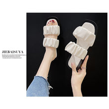 Load image into Gallery viewer, Solid Color Fashion Casual Slippers Soft Muffin Bottom Slippers Comfortable Outdoor Slippers for Women