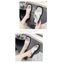 Load image into Gallery viewer, Flat Slippers Muffin Platform Slippers Comfortable Non-slip Slippers Fashion Outdoor Slippers for Women