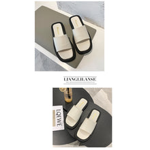 Load image into Gallery viewer, Flat Slippers Muffin Platform Slippers Comfortable Non-slip Slippers Fashion Outdoor Slippers for Women