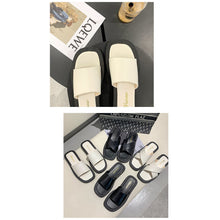 Load image into Gallery viewer, Flat Slippers Muffin Platform Slippers Comfortable Non-slip Slippers Fashion Outdoor Slippers for Women