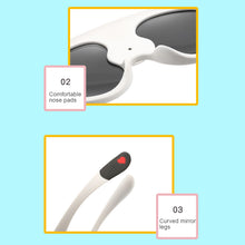 Load image into Gallery viewer, Children Sunglasses Cartoon Panda Sunglasses Silicone Polarized UV Protection Sunglasses For Boys Girls