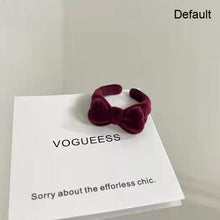 Load image into Gallery viewer, Vintage Flocking Ring Cute Sweet Bow Open Adjustable Ring Jewelry Accessories Gift for Women