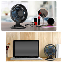 Load image into Gallery viewer, Portable Mini Noiseless Fan Air Cooler Mini Desk USB Plug-in Fan for Student Office Desktop Stand Fan