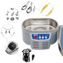 Load image into Gallery viewer, Ultrasonic Cleaner 30/50W Sonicator Bath 40Khz For Watches Contact Lens Glasses Denture Teeth Electric Makeup Razor