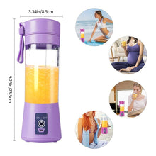 Load image into Gallery viewer, Portable Electric Blender 6-Blade Cutter Juicer Blenders Mini Food Processor Handheld Fruit Squeezer Milk Shake Smoothie Food Machine