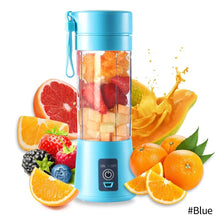 Load image into Gallery viewer, Portable Electric Blender 6-Blade Cutter Juicer Blenders Mini Food Processor Handheld Fruit Squeezer Milk Shake Smoothie Food Machine