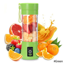 Load image into Gallery viewer, Portable Electric Blender 6-Blade Cutter Juicer Blenders Mini Food Processor Handheld Fruit Squeezer Milk Shake Smoothie Food Machine