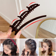 Load image into Gallery viewer, Fashion Flocked Bangs Hair Clip Women Cute Hairgrip Barrettes Headwear Alice Braided Design Girl Hairpins Hair Accessories