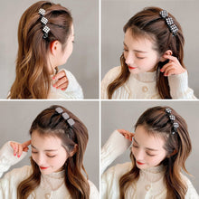 Load image into Gallery viewer, Fashion Flocked Cortex Bangs Hair Clip Women Cute Hairgrip Barrettes Headwear Alice Braided Design Girl Hairpins Hair Accessories