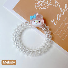 Load image into Gallery viewer, 1PC Simple Japanese Style Kulome Hello Kitty Cartoon Pattern Ponytail Rubber Band Highly Flexible Durable