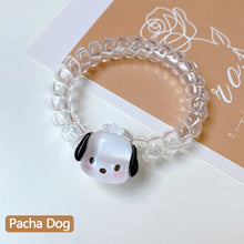 Load image into Gallery viewer, 1PC Simple Japanese Style Kulome Hello Kitty Cartoon Pattern Ponytail Rubber Band Highly Flexible Durable