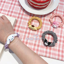Load image into Gallery viewer, 1PC Simple Japanese Style Kulome Hello Kitty Cartoon Pattern Ponytail Rubber Band Highly Flexible Durable
