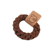 Load image into Gallery viewer, 1PC Korean Fashion Cute Bear Hair Rope High Elastic Durable Rubber Band Simple Hair Ring Hair Accessories