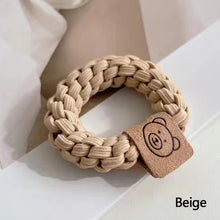 Load image into Gallery viewer, 1PC Korean Fashion Cute Bear Hair Rope High Elastic Durable Rubber Band Simple Hair Ring Hair Accessories