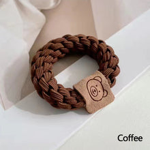 Load image into Gallery viewer, 1PC Korean Fashion Cute Bear Hair Rope High Elastic Durable Rubber Band Simple Hair Ring Hair Accessories